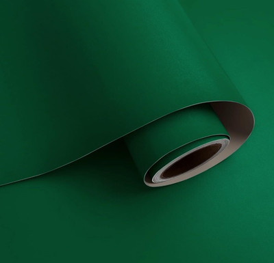 VELLUMTRO Vinyl Abstract Green Wallpaper(L x W: 60 cm x 254 cm)