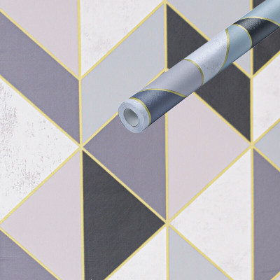 pixer Vinyl Abstract Multicolor Wallpaper(L x W: 240 cm x 40 cm)