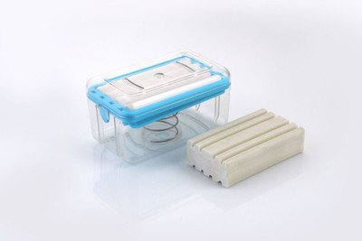 SATSUN ENTERPRISE 1 Pcs Soap Roller Dispensor(Transperant,SkyBlue)