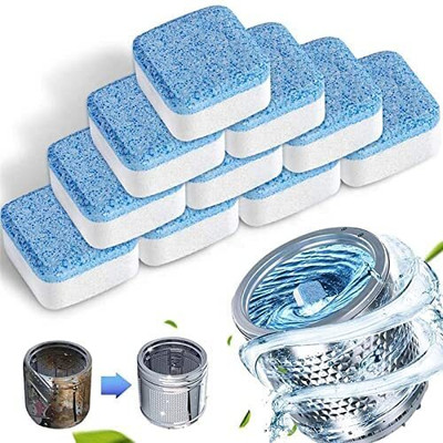 HIRVA Washing Machine Deep Cleaner Tablets(20 PCS) Dishwashing Detergent(20 Tablet)