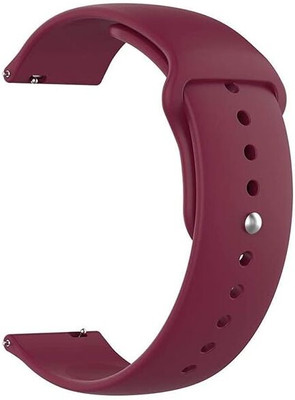 SKIVIEI 22mm Maroon Replacement Watch Strap with Steel Buckle, Compatible with Boat Xtend, Noise Colorfit, Fireboltt Phoenix, Amazefit GTR & watches with Lug width 22mm Smart Watch Strap(Mullti Color)