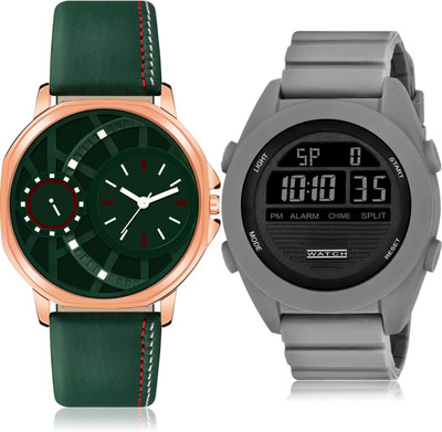 TIMOXIDE BM49-DG85 Analog-Digital Watch  - For Men