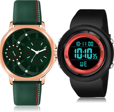 TIMOXIDE BM49-DG56 Analog-Digital Watch  - For Men