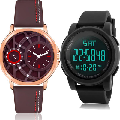TIMOXIDE BM48-DG62 Analog-Digital Watch  - For Men