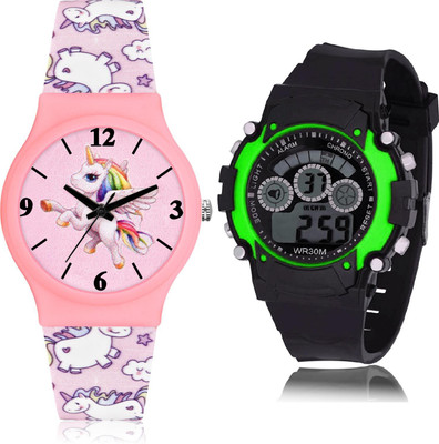 TIMOXIDE CM716-B3 Analog-Digital Watch  - For Girls