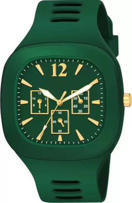 Prozo 3-Kanta Green Analog Watch for boys Analog Watch  - For Boys