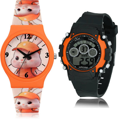 TIMOXIDE CM711-B4 Analog-Digital Watch  - For Boys