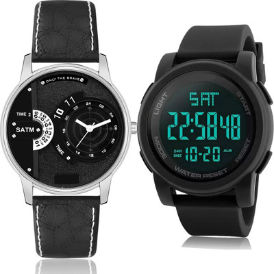 TIMENTER BM37-DG62 Analog-Digital Watch  - For Men