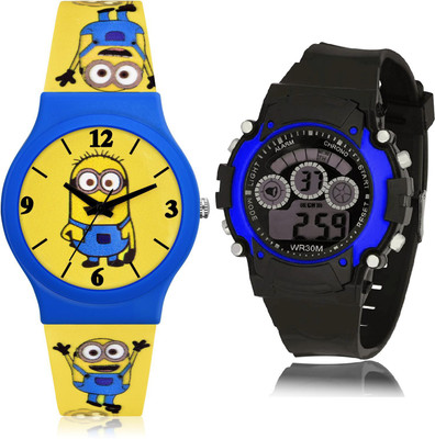 TIMETRANSELEVATE CM701-B2 Analog-Digital Watch  - For Boys