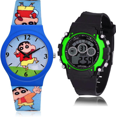 TIMOXIDE CM723-B3 Analog-Digital Watch  - For Boys