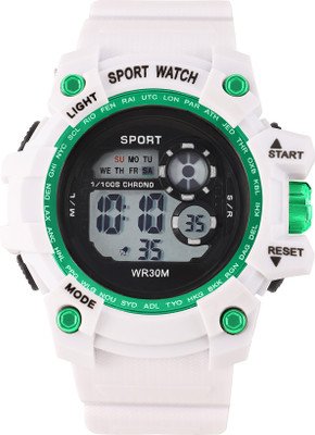 YUKAX Silicone Belt Strong Built Quality Semi Water & Shock Resistance Digital Watch Digital Watch  - For Men