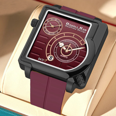 DoubleRun Analog Watch  - For Men