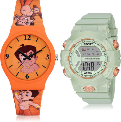 TIMETRANSELEVATE CM733-DG35 Analog-Digital Watch  - For Boys
