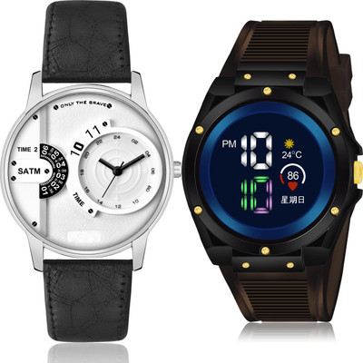 TIMETRANSELEVATE BM38-DG94 Analog-Digital Watch  - For Men