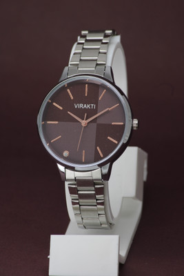 Rizino Beautiful Simple Design Dial Fancy Stainless Steel Chain Belt Beautiful Simple Design Dial Fancy Stainless Steel Chain Belt Analog Watch  - For Girls