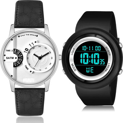 TIMOXIDE BM38-DG58 Analog-Digital Watch  - For Men