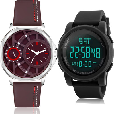 TIMOXIDE BM46-DG62 Analog-Digital Watch  - For Men