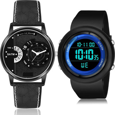 TIMETRANSELEVATE BM35-DG55 Analog-Digital Watch  - For Men