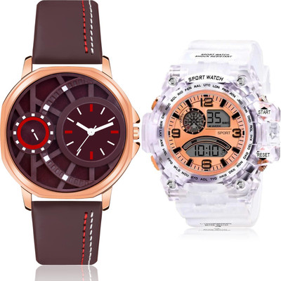 TIMETRANSELEVATE BM48-BC34 Analog-Digital Watch  - For Men