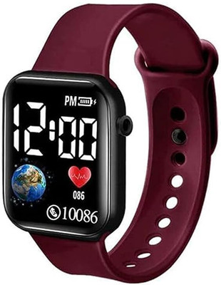 Mahi Trendz Digital Waterproof Sports Square Electronic Led Watches For Men And Kids Digital Watch  - For Women