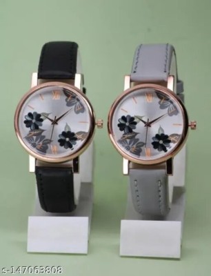 Endeavour New Trending Luxury Watch With 2 Pic Combo Offer Leather Belt Analog Watch  - For Women