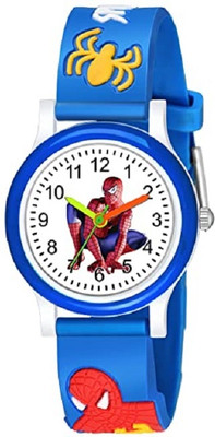 Prozo Spider Man Blue Analog Watch  - For Boys