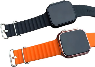 Timofy SQAURE Waterproof LED Digital Combo for Kids Boys Girls Orange Black Gift Age Digital Watch For kids Date And Time Only Digital Watch  - For Boys & Girls