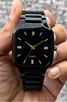 casera 901-SRB Square Dail Smooth Adjustable Strap Analog Watch Analog Watch  - For Men