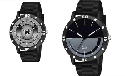 Miss Perfect Combo Pack of 2 Men and Boy Wrist Watch Analog Watch Analog Watch  - For Men