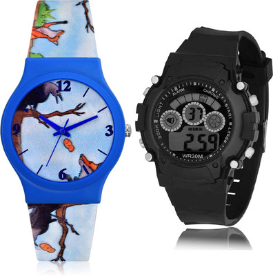 TIMETRANSELEVATE CM703-B1 Analog-Digital Watch  - For Boys