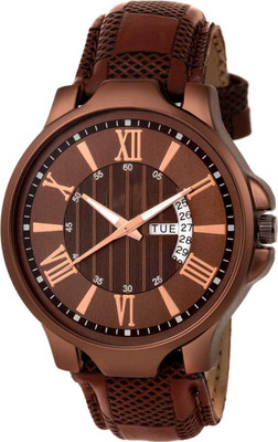 ULTRON New Men Analog Watch Series-2024 Brown with Date & Day Function Series-2024 Analog Watch  - For Men