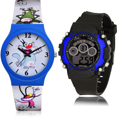 TIMETRANSELEVATE CM731-B2 Analog-Digital Watch  - For Boys