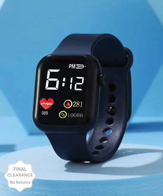 Fash New Generation Black LED Display Top Latest Design In Market Analog Watch  - For Boys & Girls