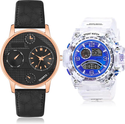 TIMETRANSELEVATE BM27-BC32 Analog-Digital Watch  - For Men