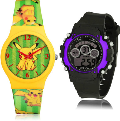 TIMOXIDE CM729-B133 Analog-Digital Watch  - For Boys