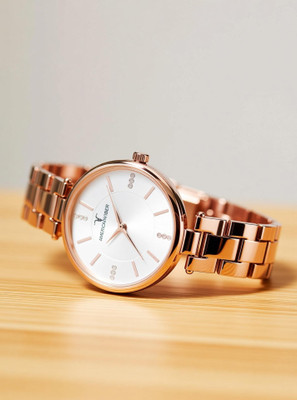 AMERICANVIBER DRW01 Trending Rose Gold Smooth Finish For Beautiful Attractive Look Analog Watch - For Women