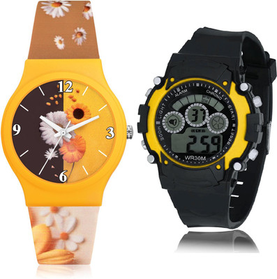 TIMOXIDE CM713-B6 Analog-Digital Watch  - For Girls