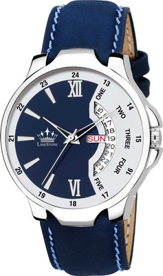 LIMESTONE Avatar Day and Date Functioning Quartz Analog Watch  - For Men