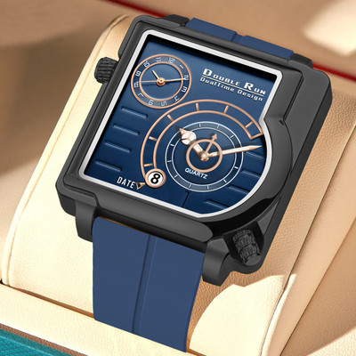 DoubleRun Analog Watch  - For Men