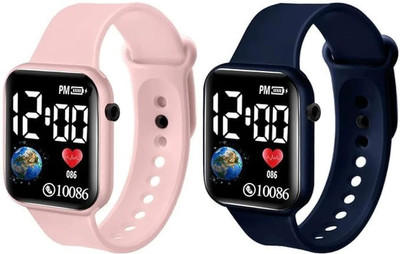 KIMY Kids' sports watch: good quality silicone LED digital display The most recent and cutting-edge design for a black LED display. Digital Watch  - For Boys & Girls
