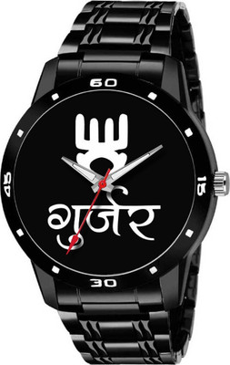 Tarido TD9519NM01GURJARWATCH GURJAR BLACK PLATED CHAIN ANALOG WATCH FOR MEN & WOMEN Analog Watch  - For Men