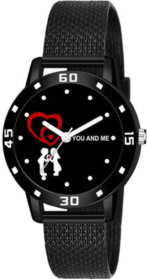 Varni Venture You & Me Design Dial Analog Watch With PU Strap For Girl & Women Analog Watch  - For Girls