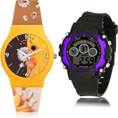 TIMOXIDE CM713-B133 Analog-Digital Watch  - For Girls
