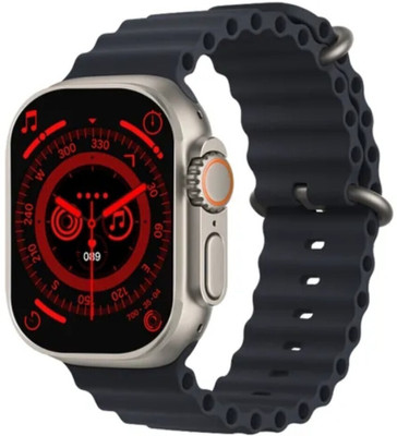 Yash Enterprises Ultra Smartwatch(Black Strap, Free Size)