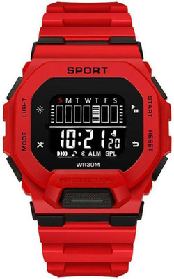 YUKAX 601 Silicone Strap Hybrid Multi Function Working Premium Quality LED Luminous Light Digital Watch  - For Men