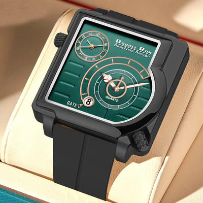 DoubleRun Analog Watch  - For Men