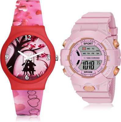 TIMOXIDE CM708-DG36 Analog-Digital Watch  - For Girls