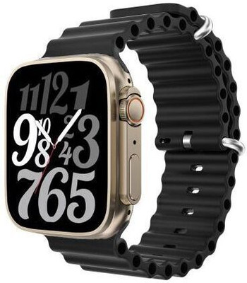 Yash Enterprises Android Smart Watch Men 4G Network BT Call GPS X8 Ultra T800 ULTRA Smartwatch(Black Strap, Free Size)