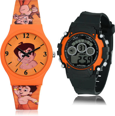 TIMETRANSELEVATE CM733-B4 Analog-Digital Watch  - For Boys