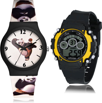 TIMOXIDE CM727-B6 Analog-Digital Watch  - For Boys